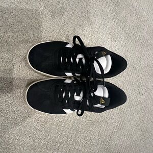 Adidas Black and White Athletic Shoes